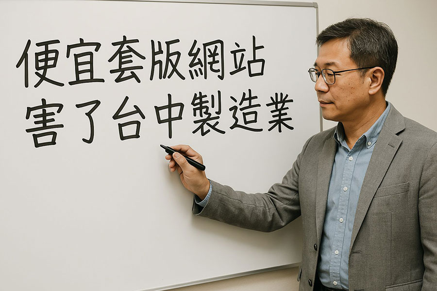 台中製造業用便宜套版網站，會有效嗎？｜國際觀行銷