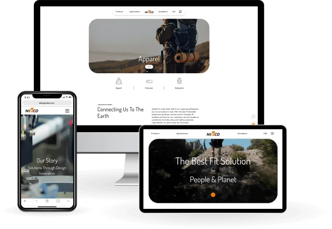Nifco Website Mock Up