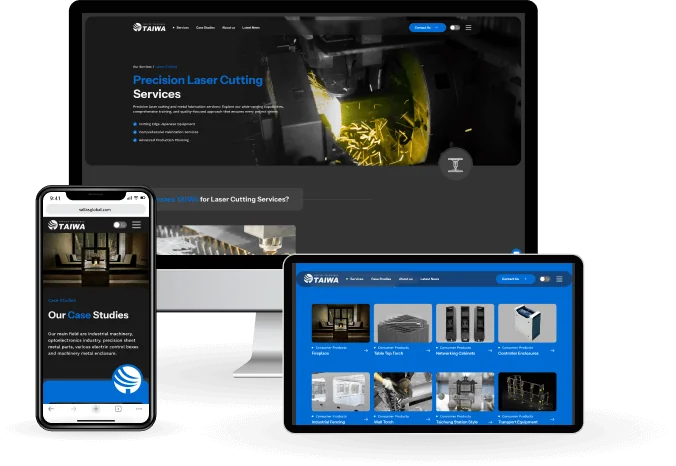 TAIWA Website Mock Up
