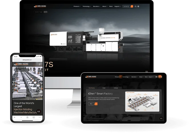 Chenhsong website mock-up